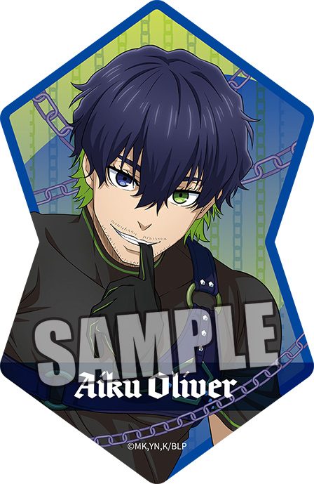 ブルーロック ステッカー2枚セット オリヴァ・愛空 ("Blue Lock" Sticker 2 Set Oliver Aiku)