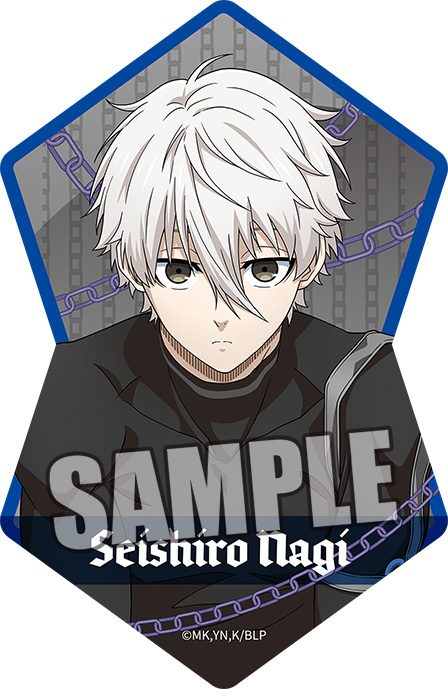 ブルーロック ステッカー2枚セット 凪誠士郎 ("Blue Lock" Sticker 2 Set Nagi Seishiro)
