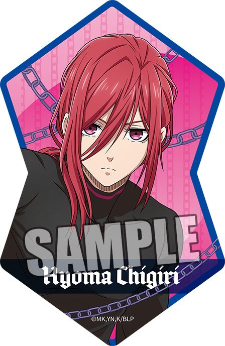 ブルーロック ステッカー2枚セット 千切豹馬 ("Blue Lock" Sticker 2 Set Chigiri Hyoma)