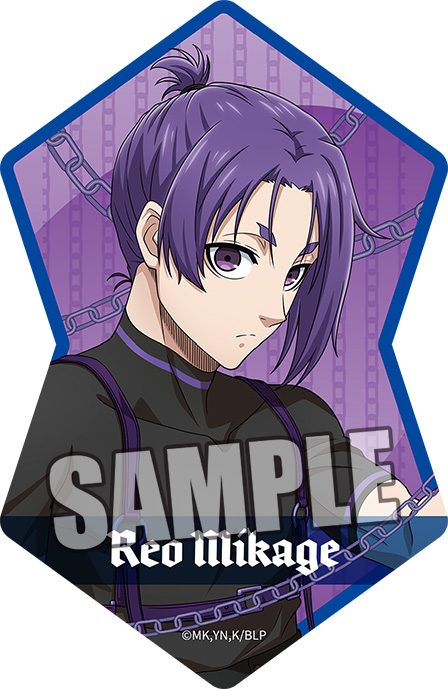 ブルーロック ステッカー2枚セット 御影玲王 ("Blue Lock" Sticker 2 Set Mikage Reo)