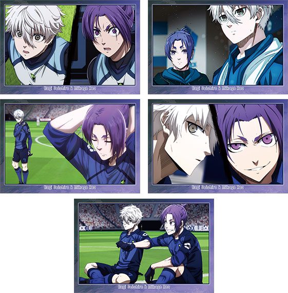 ブルーロック2期 ポストカードセット 凪誠士郎&御影玲王 ("Blue Lock" 2nd Season Postcard Set Nagi Seishiro & Mikage Reo)
