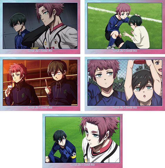 ブルーロック2期 ポストカードセット 糸師凛&糸師冴 ("Blue Lock" 2nd Season Postcard Set Itoshi Rin & Itoshi Sae)