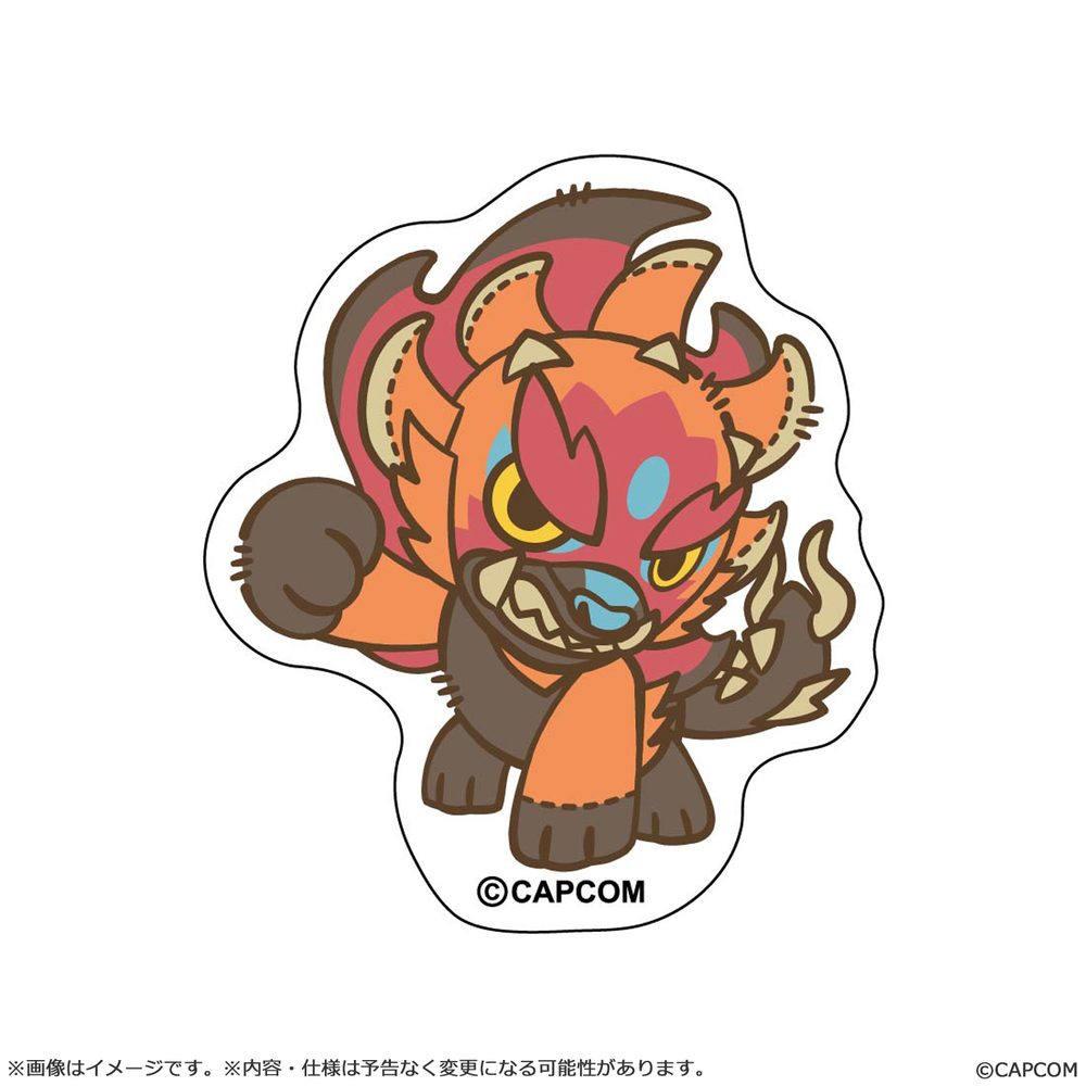 モンスターハンター モンでふぉ ダイカットステッカー アジャラカン ("Monster Hunter" MonDefo Die-cut Sticker Ajarakan)