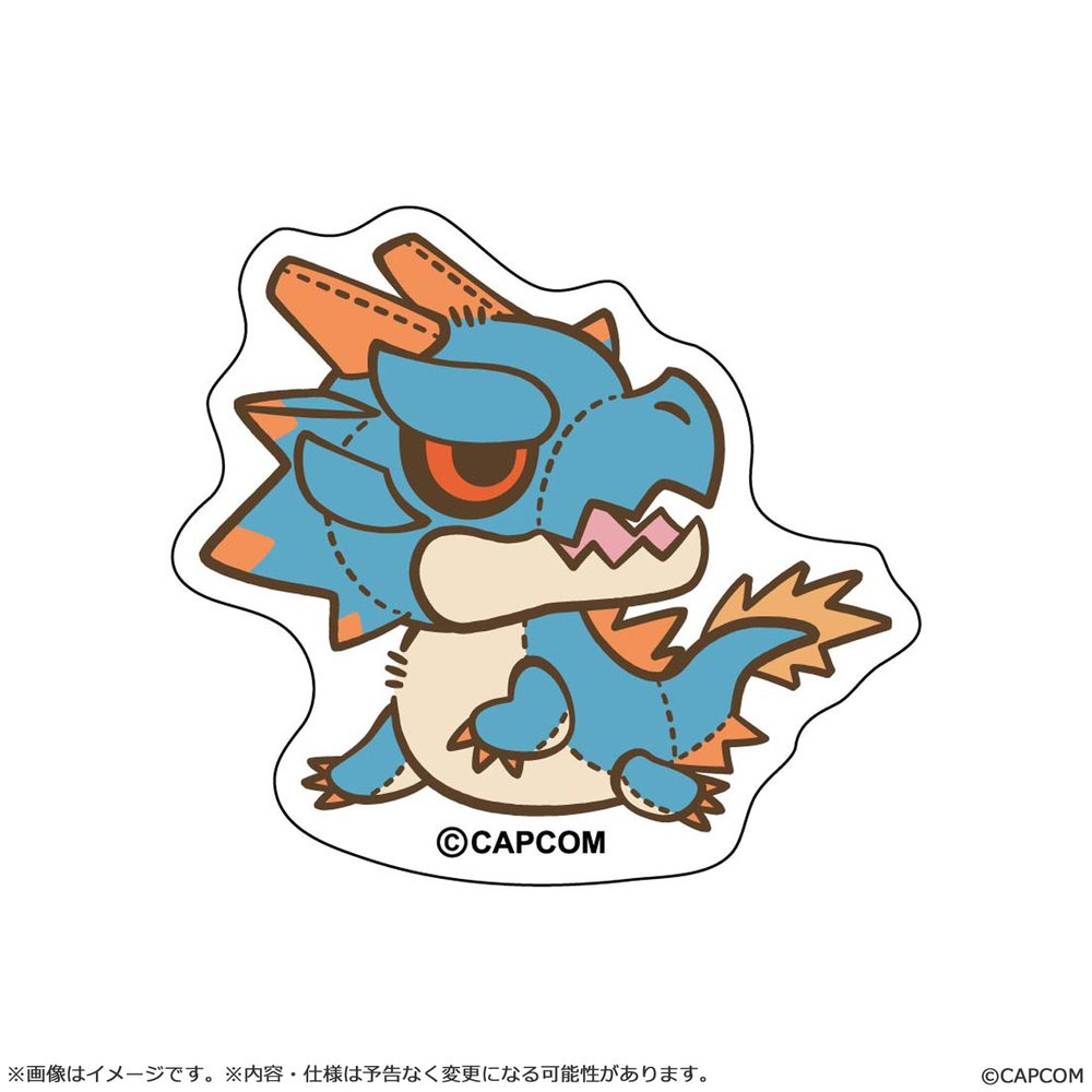 モンスターハンター モンでふぉ ダイカットステッカー ラギアクルス ("Monster Hunter" MonDefo Die-cut Sticker Lagiacrus)