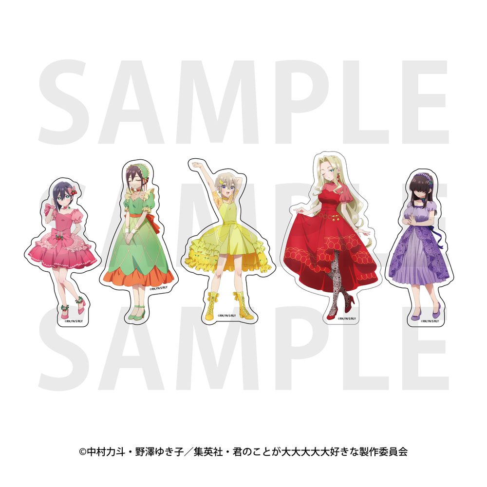 君のことが大大大大大好きな100人の彼女 描き下ろしダイカットステッカーセット ("The 100 Girlfriends Who Really, Really, Really, Really, Really Love You" Original Illustration Die-cut Sticker Set)