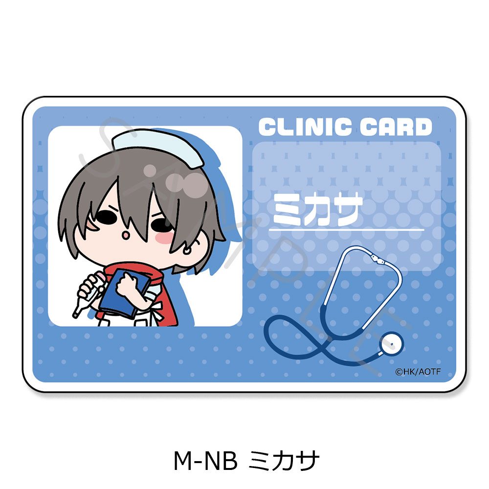 進撃の巨人 The Final Season 第15弾 クリアカードステッカー M-NB ミカサ ("Attack on Titan The Final Season" Vol. 15 Clear Card Sticker M-NB Mikasa)