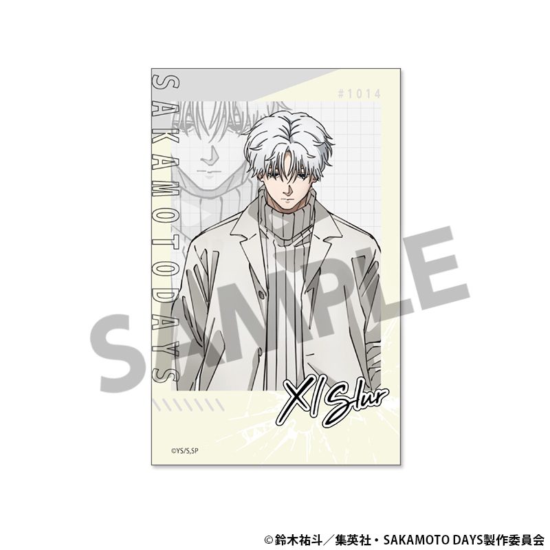 SAKAMOTO DAYS インスタントフォト風ステッカー X(スラー) ("Sakamoto Days" Instant Photo Style Sticker X (Slur))
