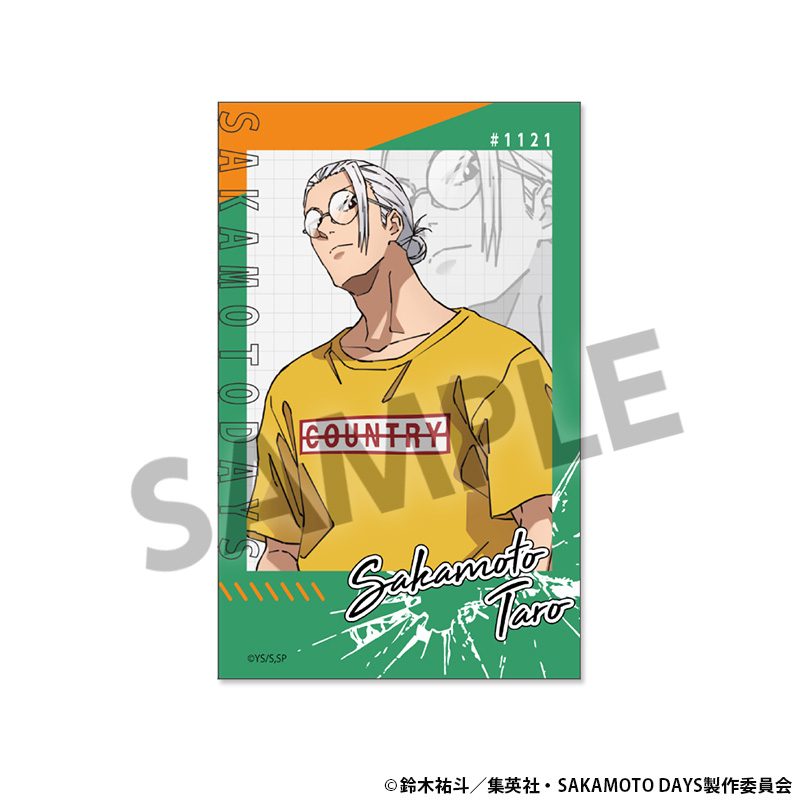 SAKAMOTO DAYS インスタントフォト風ステッカー 坂本太郎 B ("Sakamoto Days" Instant Photo Style Sticker Sakamoto Taro B)