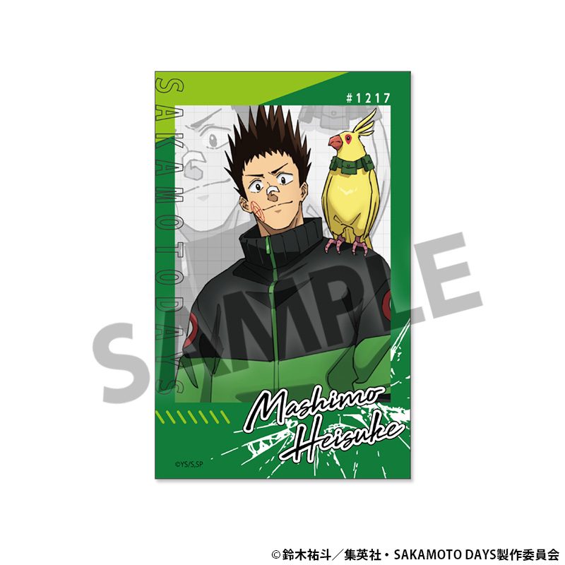 SAKAMOTO DAYS インスタントフォト風ステッカー 眞霜平助 ("Sakamoto Days" Instant Photo Style Sticker Mashimo Heisuke)