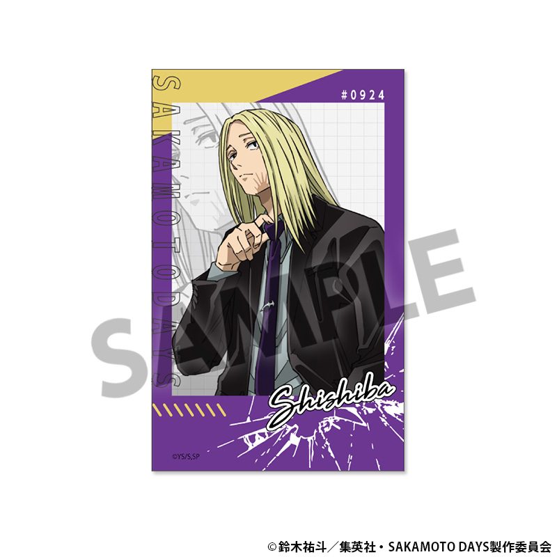 SAKAMOTO DAYS インスタントフォト風ステッカー 神々廻 ("Sakamoto Days" Instant Photo Style Sticker Shishiba)