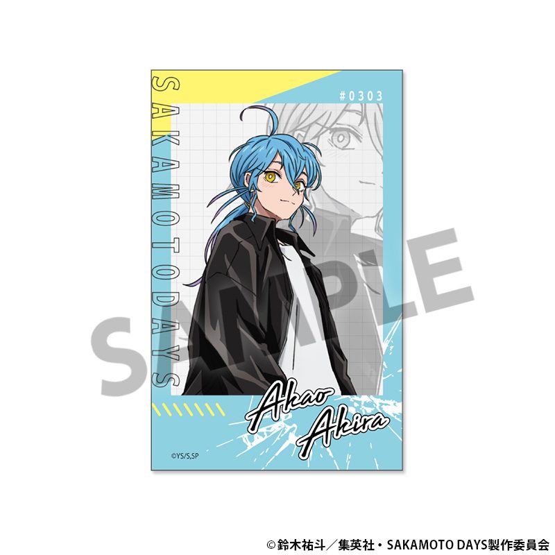 SAKAMOTO DAYS インスタントフォト風ステッカー 赤尾晶 ("Sakamoto Days" Instant Photo Style Sticker Akao Akira)