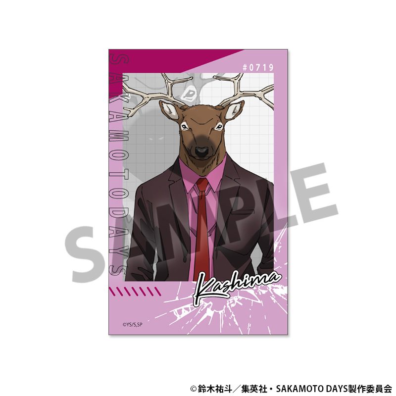 SAKAMOTO DAYS インスタントフォト風ステッカー 鹿島 ("Sakamoto Days" Instant Photo Style Sticker Kashima)