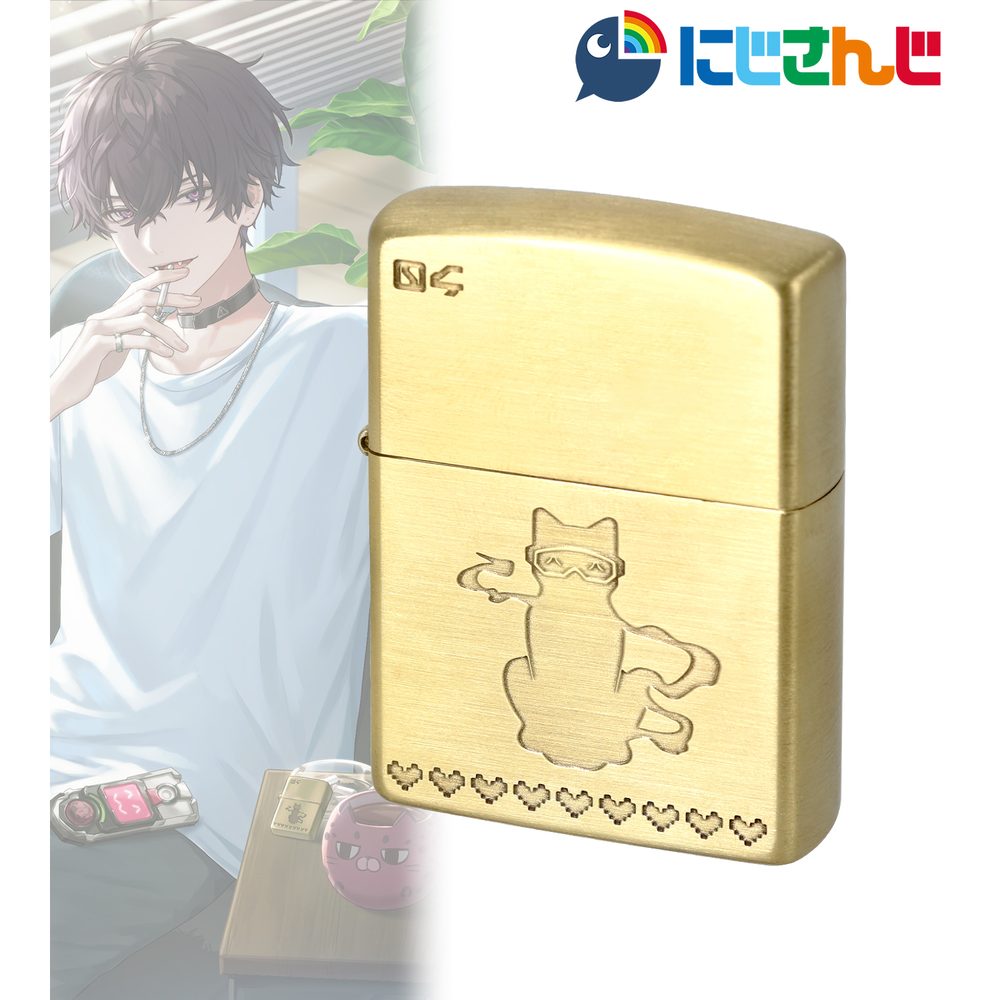 にじさんじ ZIPPOコラボ 佐伯イッテツ ライター (Nijisanji Zippo Collaboration Saiki Ittetsu Zippo Case)