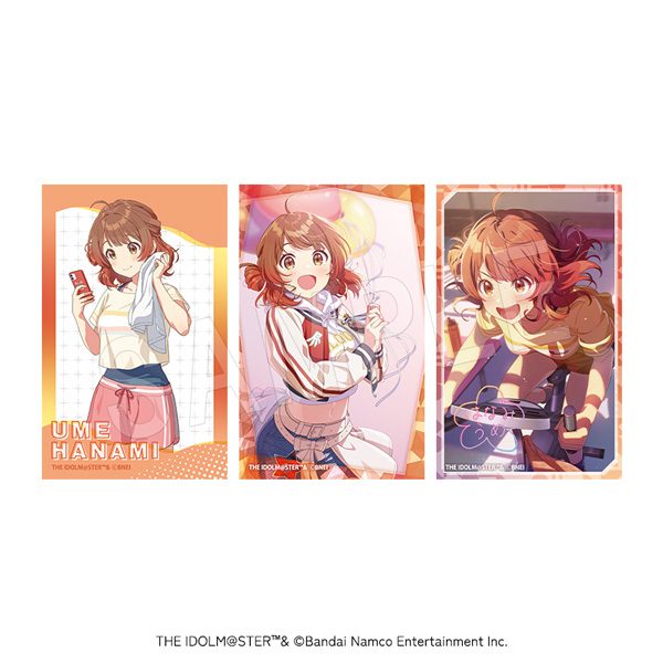 学園アイドルマスター ハードブロマイド(3枚セット) 花海佑芽 ("Gakuen Idolmaster" Hard Bromide (3 Set) Hanami Ume)