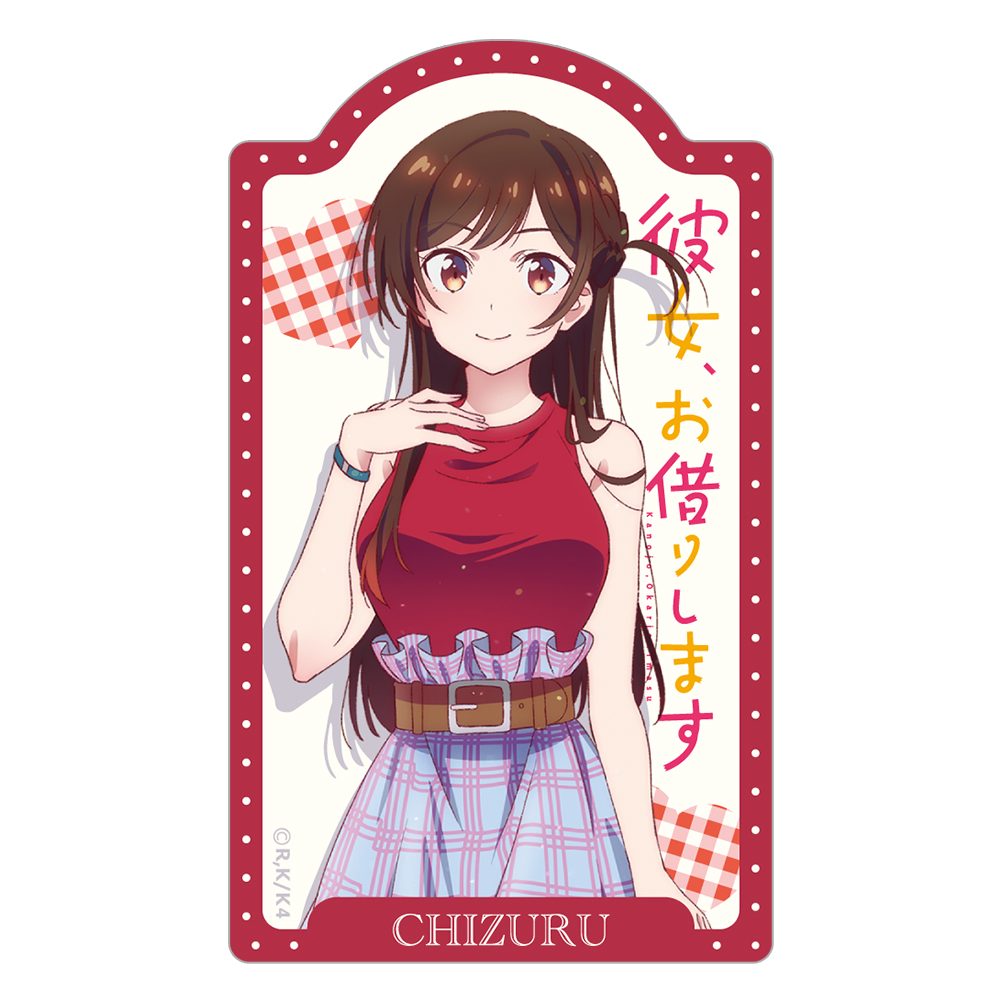 彼女、お借りします 4期 ダイカットステッカー 水原千鶴 ("Rent-A-Girlfriend Season 4" Die-cut Sicker Mizuhara Chizuru)