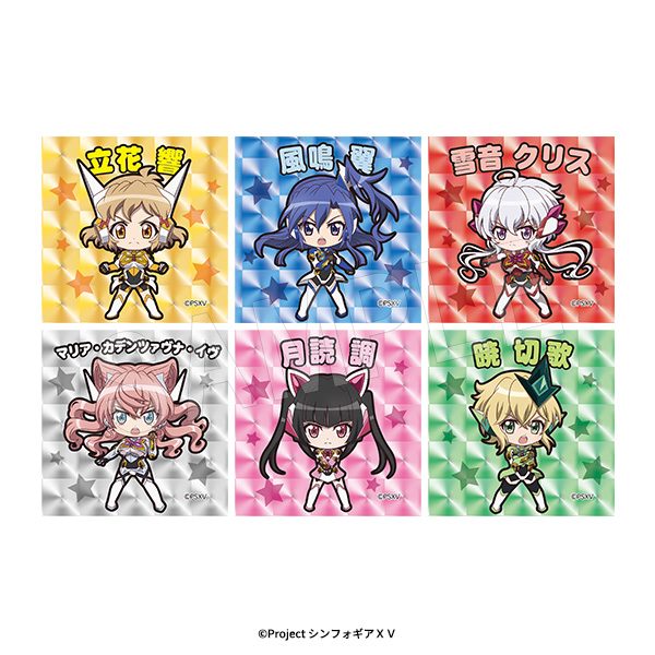 戦姫絶唱シンフォギアXV ステッカーセット アマルガムギアVer. ("Senki Zessho Symphogear XV" Sticker Set Amalgam Gear Ver.)