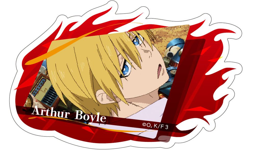炎炎ノ消防隊 参ノ章 ダイカットステッカー アーサー・ボイル ("Fire Force Season 3" Die-cut Sticker Arthur Boyle)