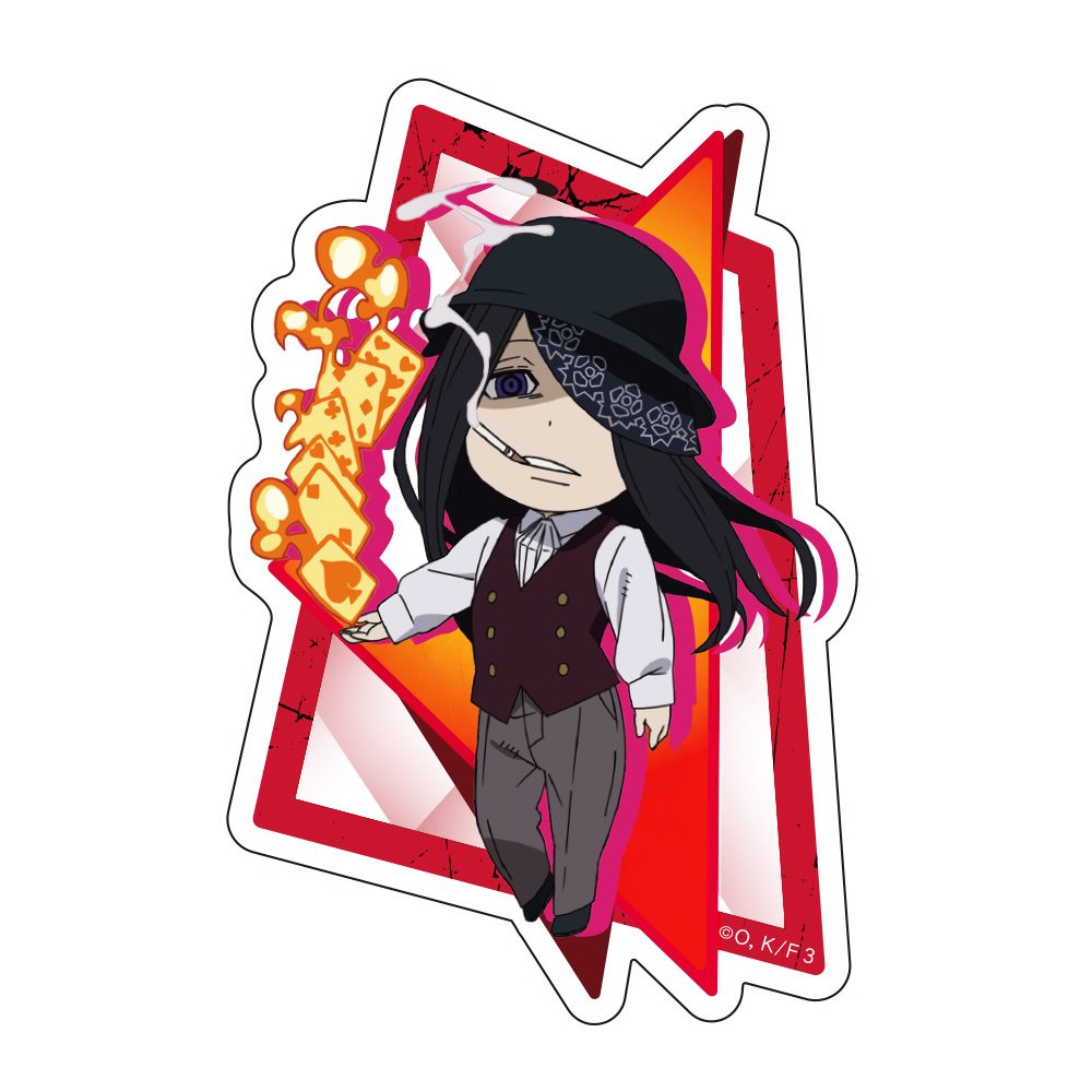炎炎ノ消防隊 参ノ章 ダイカットステッカー ジョーカー ミニキャラ ("Fire Force Season 3" Die-cut Sticker Joker Mini Character)