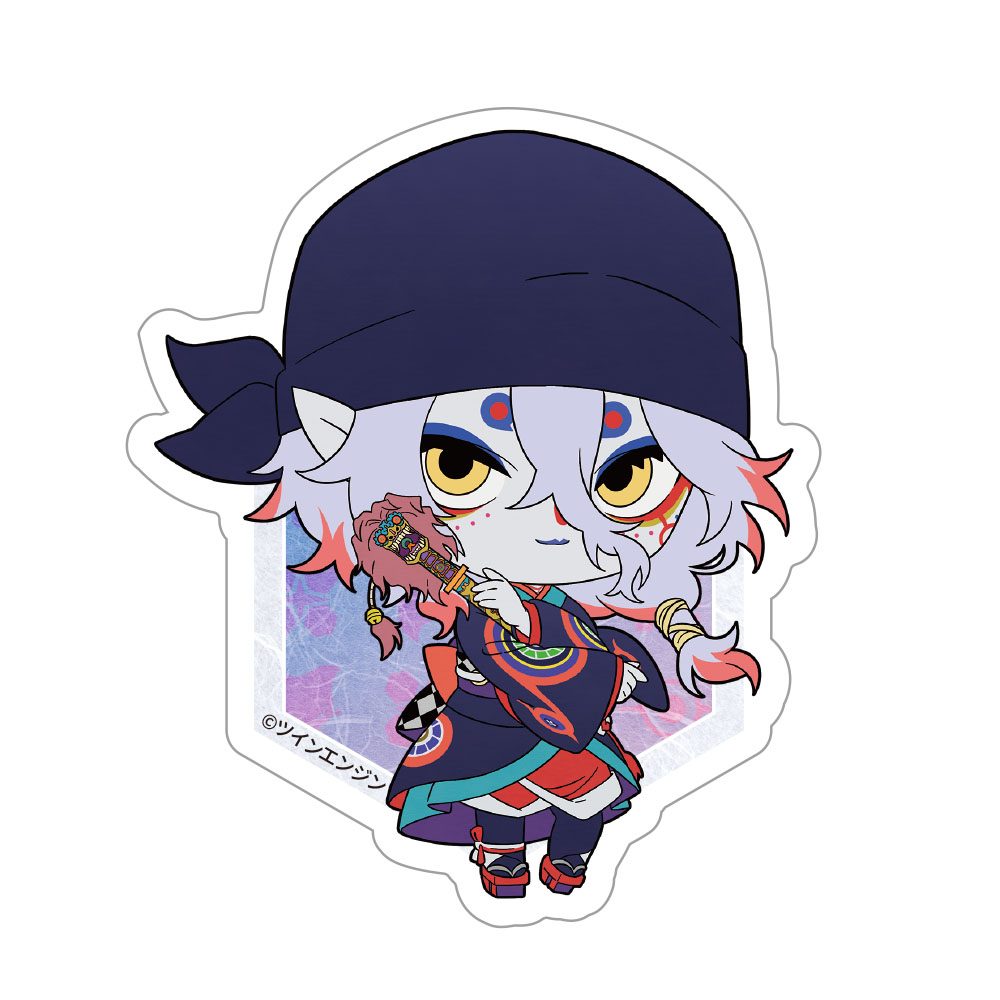 劇場版モノノ怪 第二章 火鼠 ダイカットステッカー 薬売りA(描き起こしミニキャラ) ("Mononoke The Movie: Chapter II - The Ashes of Rage" Die-cut Sticker Medicine Seller A (Original Mini Character))