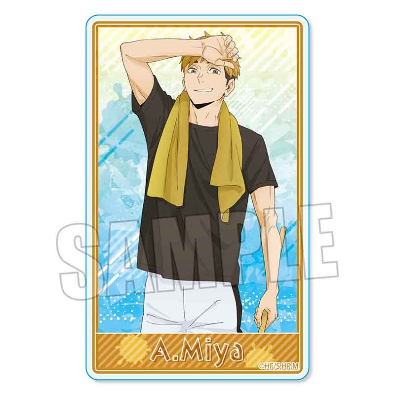 アクリルカード ハイキュー!! 宮侑 プール掃除Ver. (Acrylic Card "Haikyu!!" Miya Atsumu Pool Cleaning Ver.)