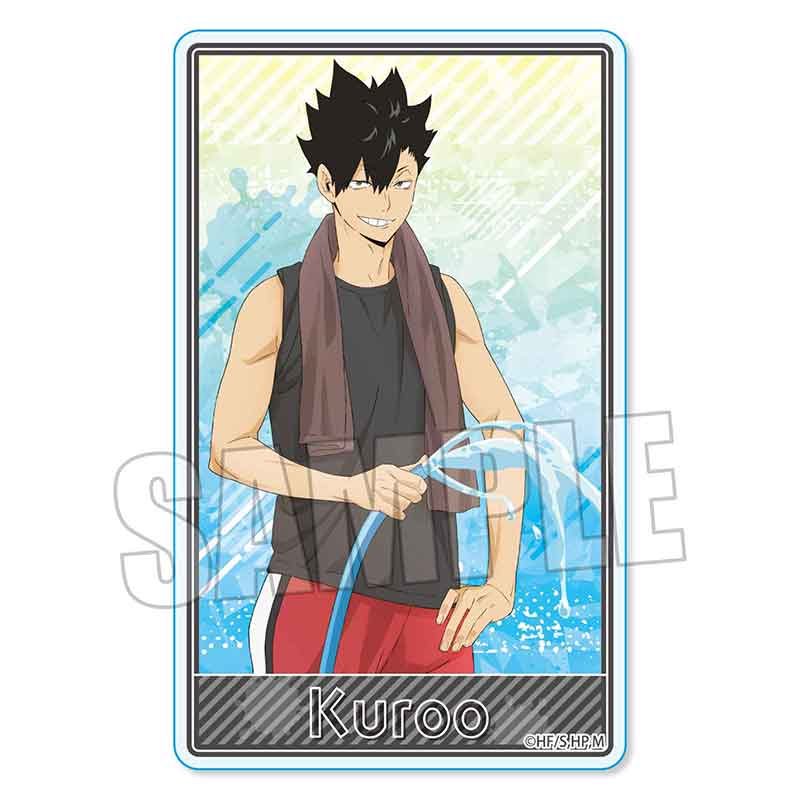 アクリルカード ハイキュー!! 黒尾鉄朗 プール掃除Ver. (Acrylic Card "Haikyu!!" Kuroo Tetsuro Pool Cleaning Ver.)