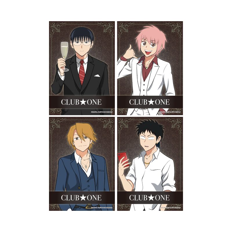 L版ブロマイド4枚セット えぶりでいホスト 01 ハジメ、コーイチ、リョーイチ、センイチ(公式イラスト) (L Size Bromide 4 Set "Everyday Host" 01 Hajime & Koichi & Ryoichi & Senichi (Official Illustration))