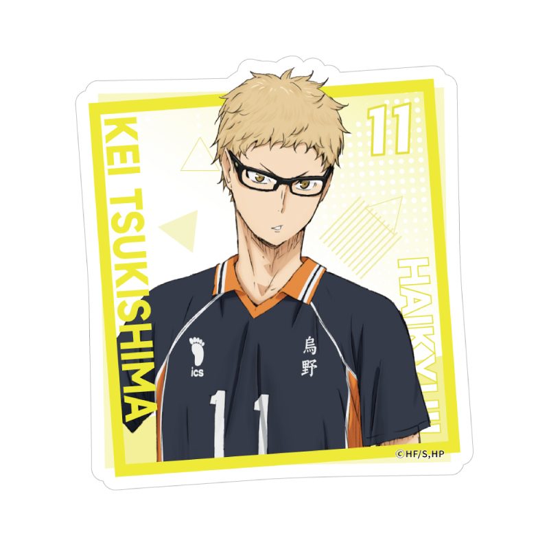 ダイカットステッカー ハイキュー!! 03 月島蛍 (Die-cut Sticker "Haikyu!!" 03 Tsukishima Kei)