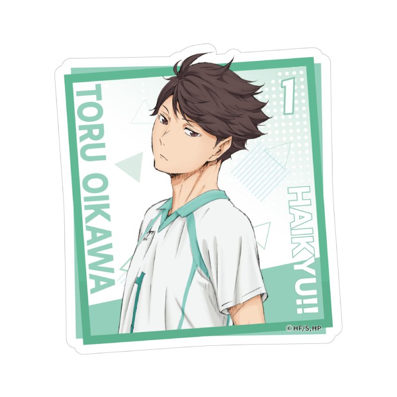 ダイカットステッカー ハイキュー!! 04 及川徹 (Die-cut Sticker "Haikyu!!" 04 Oikawa Toru)
