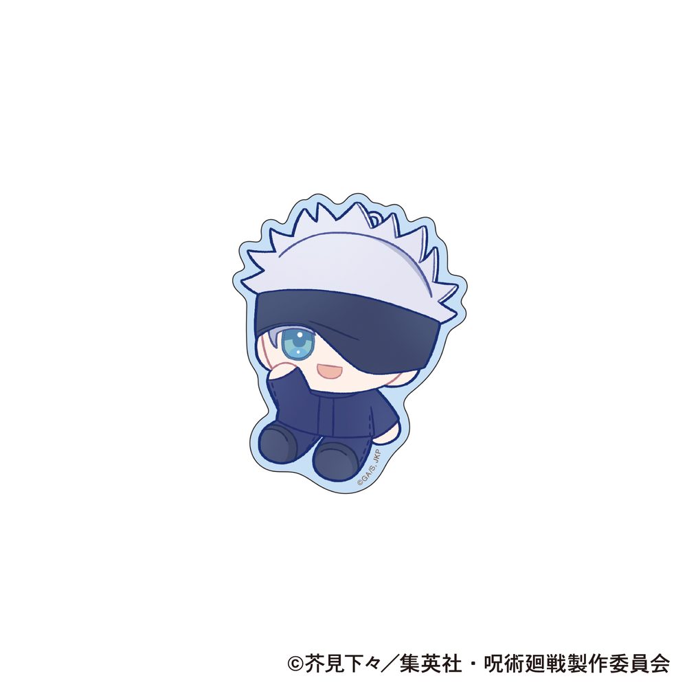 呪術廻戦 第2期 ステッカー 五条悟 ぬいパル すきっぷ ("Jujutsu Kaisen" Season 2 Sticker Gojo Satoru Nui Pal Skip)