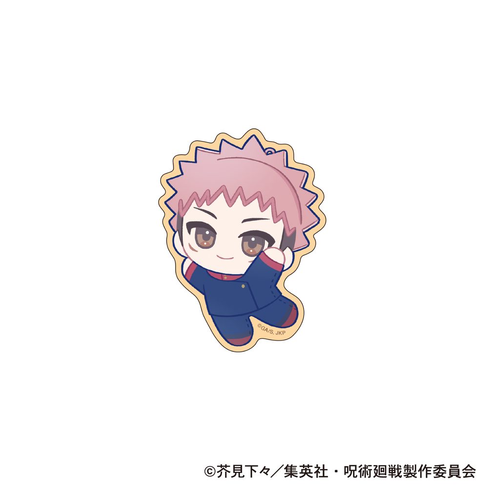 呪術廻戦 第2期 ステッカー 虎杖悠仁 ぬいパル すきっぷ ("Jujutsu Kaisen" Season 2 Sticker Itadori Yuji Nui Pal Skip)