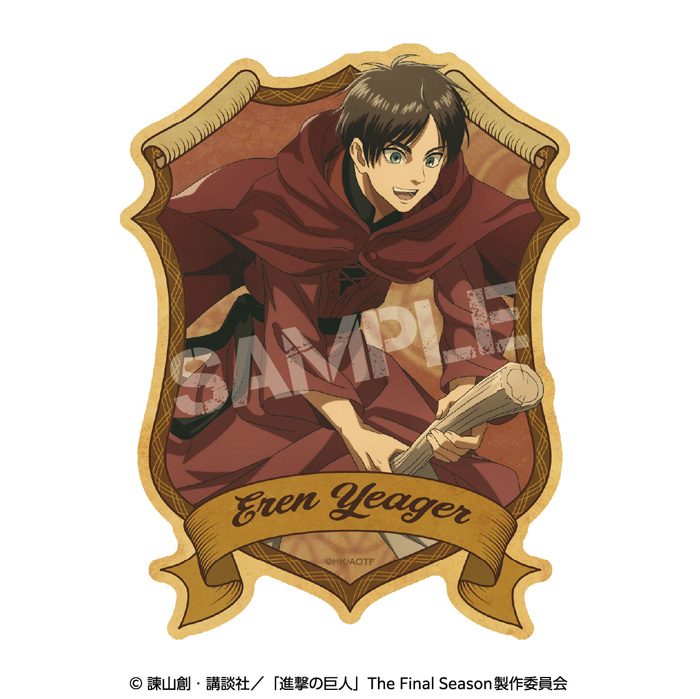 進撃の巨人 トラベルステッカー 1 エレン(魔法使い) ("Attack on Titan" Travel Sticker 1 Eren (Wizard))