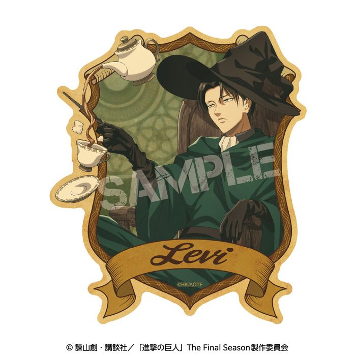 進撃の巨人 トラベルステッカー 2 リヴァイ(魔法使い) ("Attack on Titan" Travel Sticker 2 Levi (Wizard))