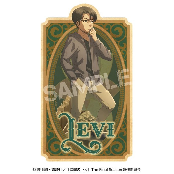 進撃の巨人 トラベルステッカー 7 リヴァイ(幼少期) ("Attack on Titan" Travel Sticker 7 Levi (Childhood))