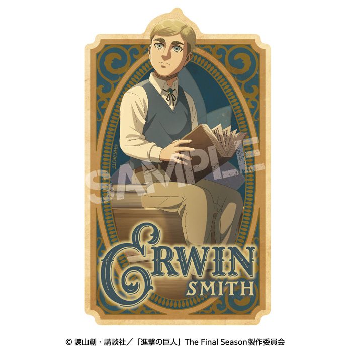 進撃の巨人 トラベルステッカー 8 エルヴィン(幼少期) ("Attack on Titan" Travel Sticker 8 Erwin (Childhood))