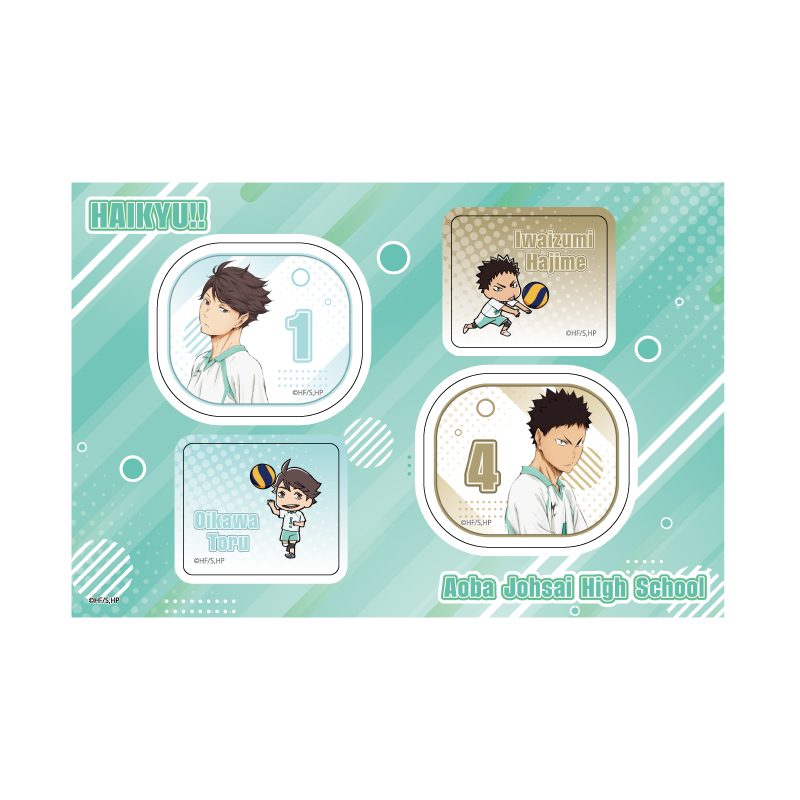 PETANTシール ハイキュー!! 11 青葉城西高校 (Petant Sticker "Haikyu!!" 11 Aoba Johsai High School)