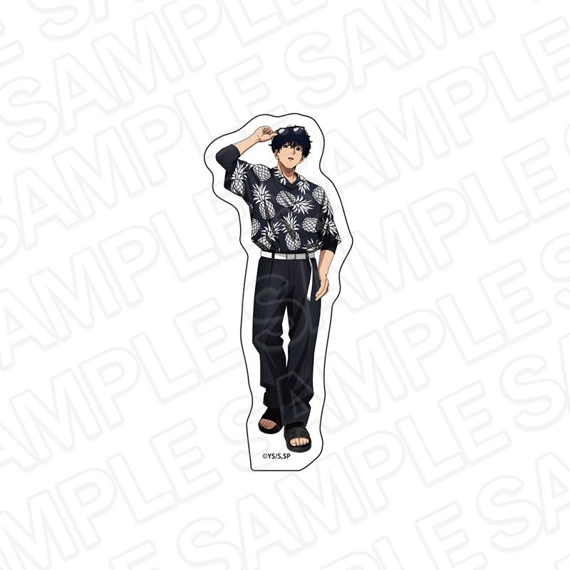 SAKAMOTO DAYS ダイカットステッカー 勢羽夏生 Summer Cafe Ver. ("Sakamoto Days" Die-cut Sticker Seba Natsuki Summer Cafe Ver.)