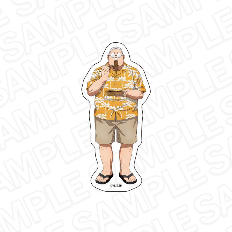 SAKAMOTO DAYS ダイカットステッカー 坂本太郎 Summer Cafe Ver. ("Sakamoto Days" Die-cut Sticker Sakamoto Taro Summer Cafe Ver.)