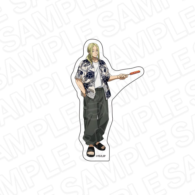 SAKAMOTO DAYS ダイカットステッカー 神々廻 Summer Cafe Ver. ("Sakamoto Days" Die-cut Sticker Shishiba Summer Cafe Ver.)