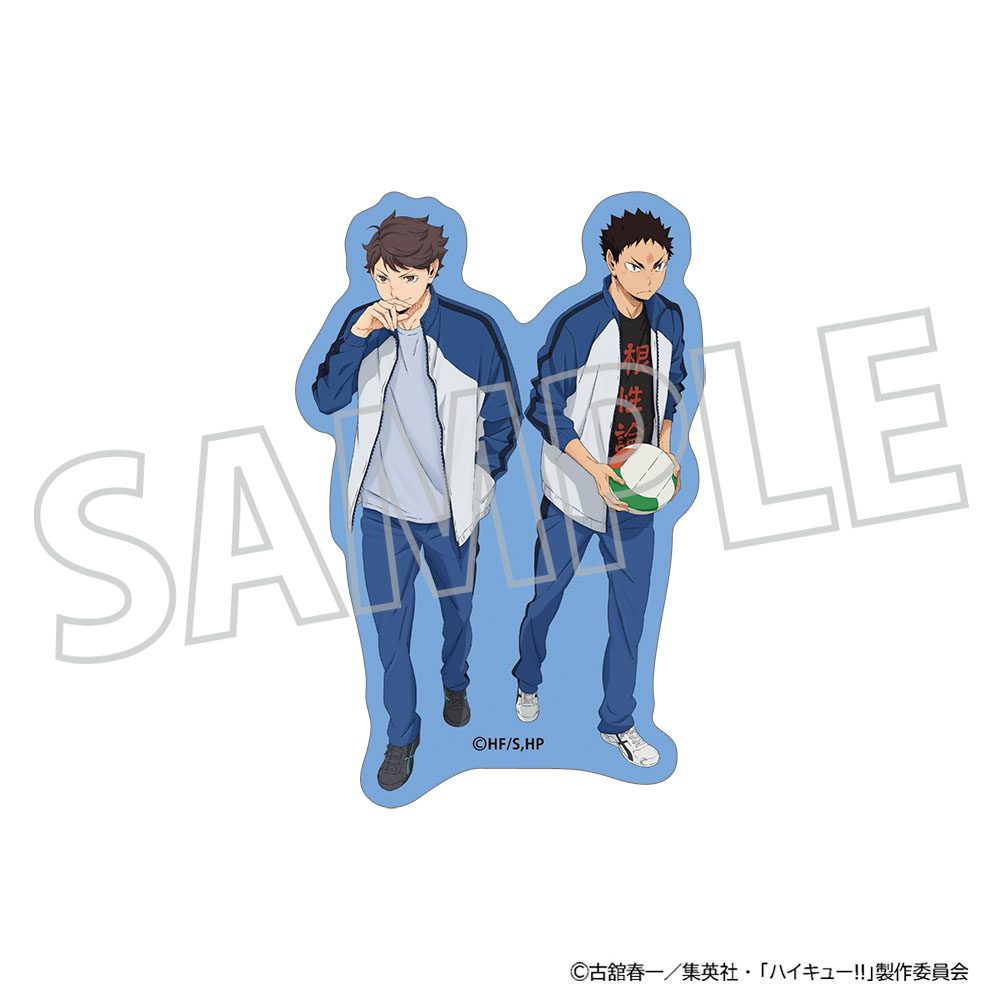 ハイキュー!! ダイカットステッカー 及川・岩泉 ("Haikyu!!" Die-cut Sticker Oikawa & Iwaizumi)