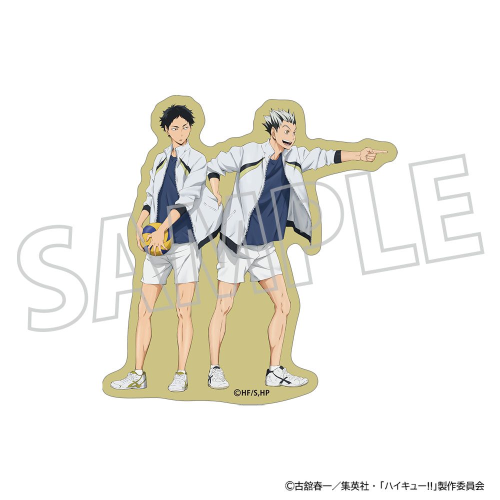 ハイキュー!! ダイカットステッカー 木兎・赤葦 ("Haikyu!!" Die-cut Sticker Bokuto & Akaashi)