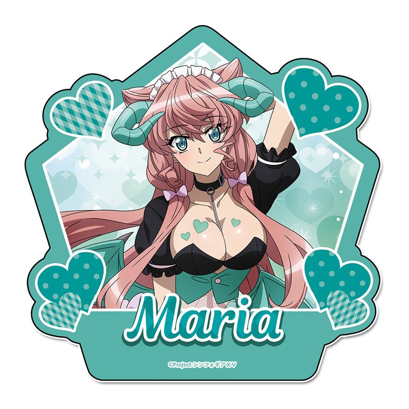 戦姫絶唱シンフォギアXV 描き下ろし ステッカー マリア・カデンツァヴナ・イヴ 小悪魔ウェイトレス ("Senki Zessho Symphogear XV" Original Illustration Sticker Maria Cadenzavna Eve Little Devil Waitress)