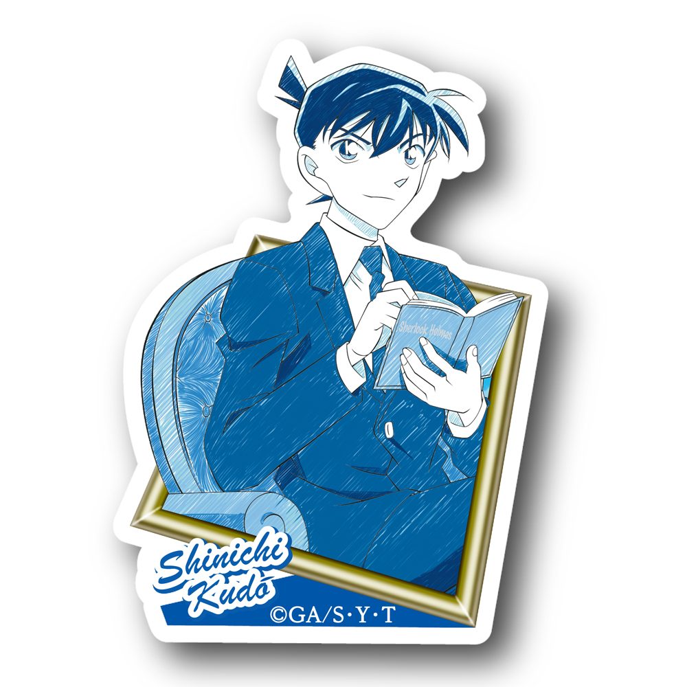 名探偵コナン ペンシルアート ステッカーコレクション Vol.3 工藤新一 ("Detective Conan" Pencil Art Sticker Collection Vol. 3 Kudo Shinichi)