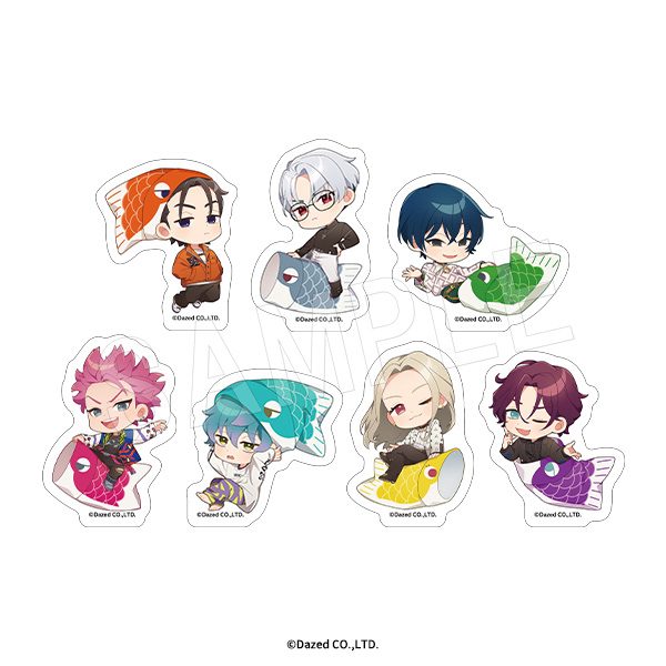 カリスマ ステッカーセット(7枚入り) こいのぼり Ver. ("Charisma" Sticker Set (7 Pieces) Koinobori Ver.)