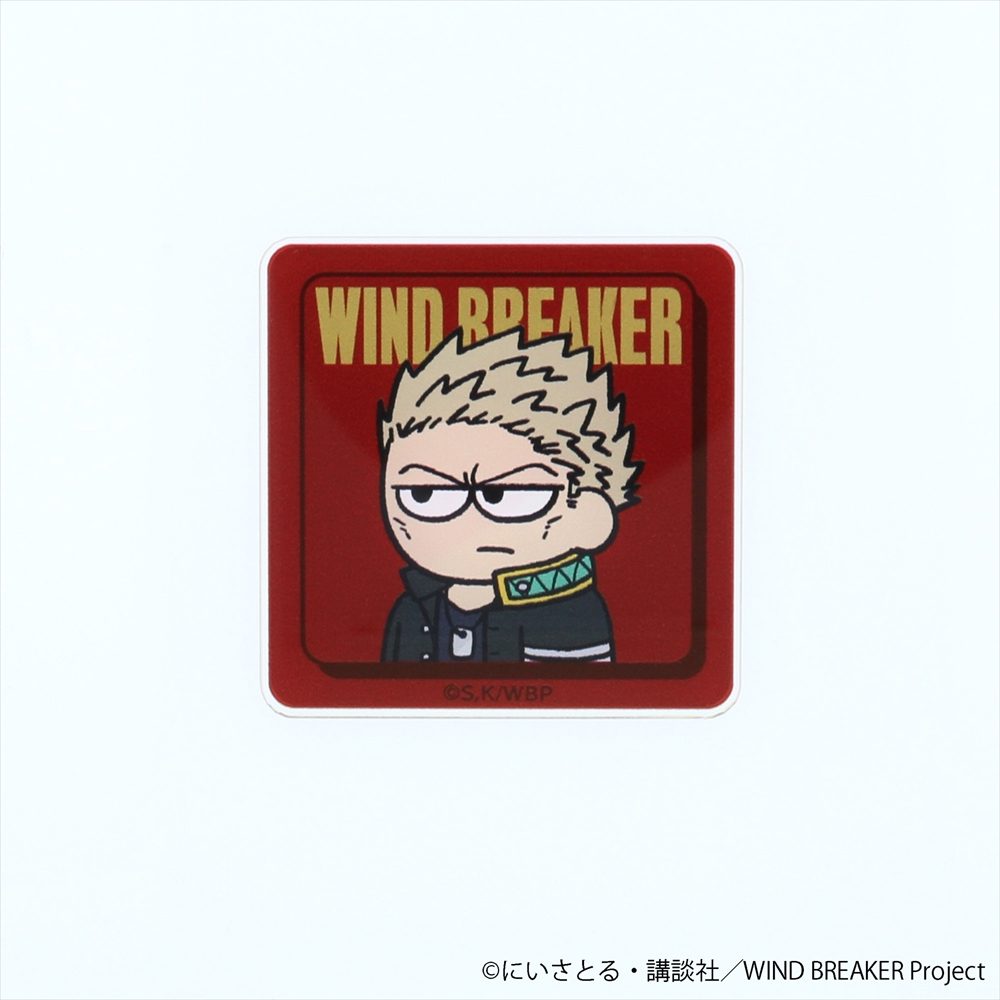 WIND BREAKER ジロリ アクリルステッカー 柊登馬 ("Wind Breaker" Jirori Acrylic Sticker Hiragi Toma)