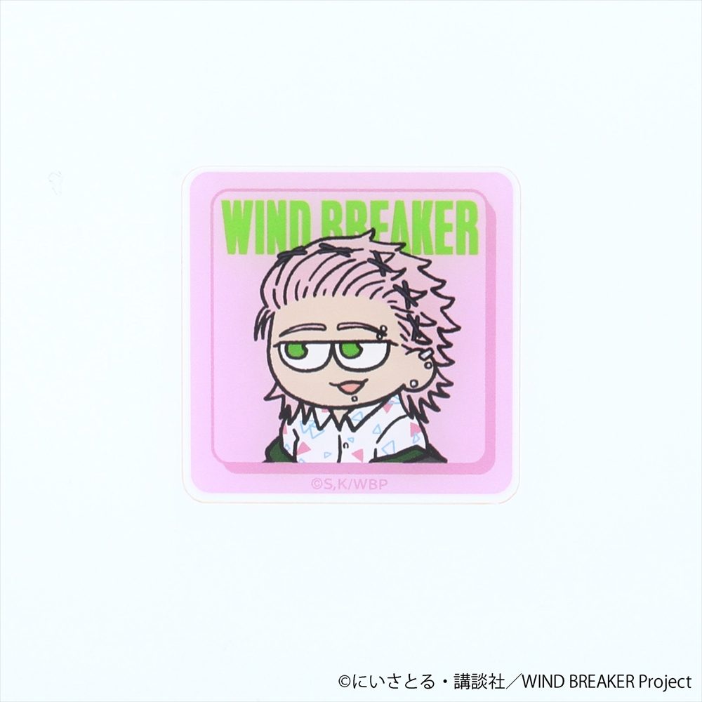 WIND BREAKER ジロリ アクリルステッカー 桐生三輝 ("Wind Breaker" Jirori Acrylic Sticker Kiryu Mitsuki)