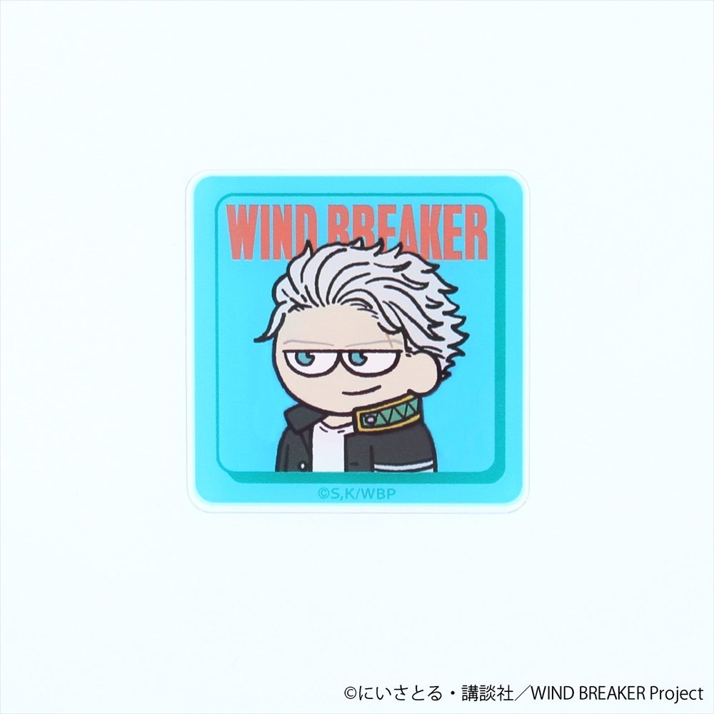 WIND BREAKER ジロリ アクリルステッカー 梅宮一 ("Wind Breaker" Jirori Acrylic Sticker Umemiya Hajime)