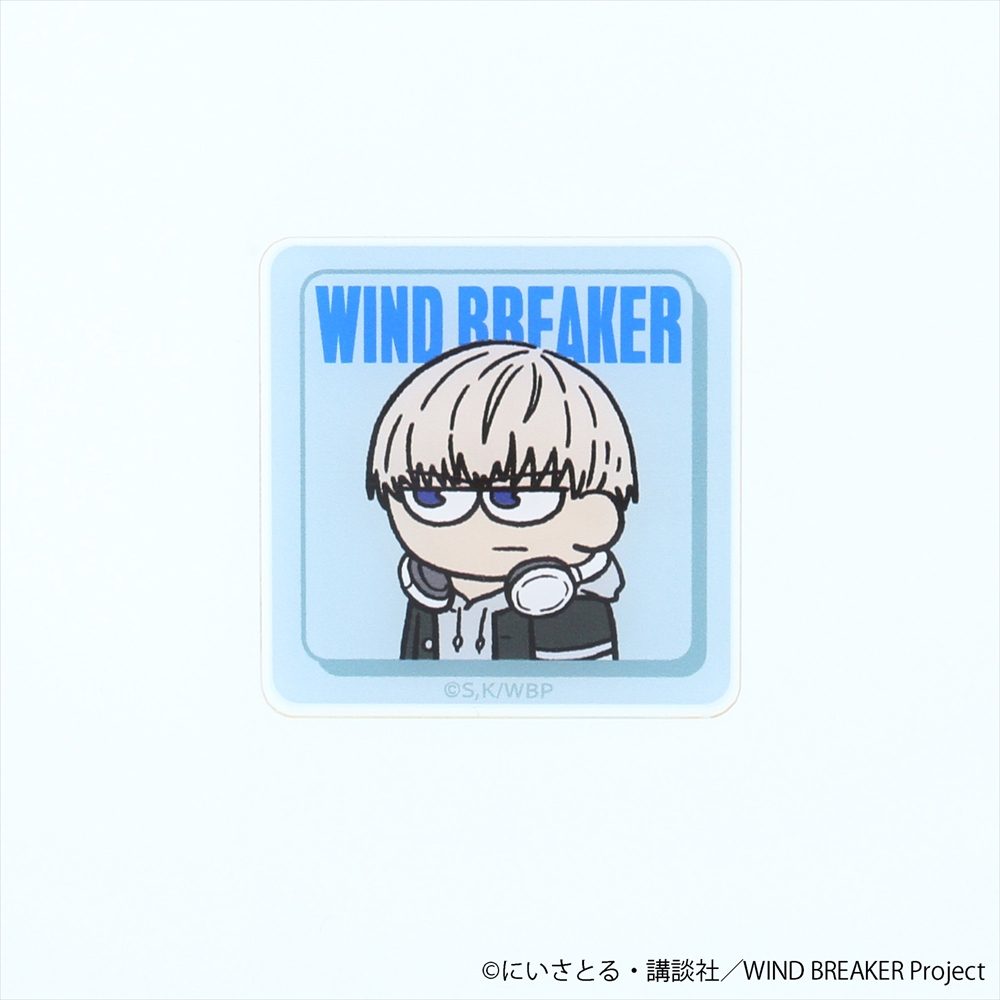 WIND BREAKER ジロリ アクリルステッカー 梶蓮 ("Wind Breaker" Jirori Acrylic Sticker Kaji Ren)