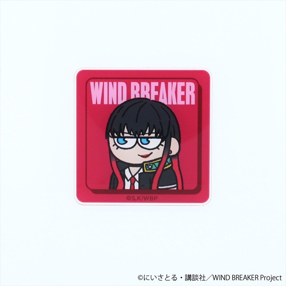 WIND BREAKER ジロリ アクリルステッカー 椿野佑 ("Wind Breaker" Jirori Acrylic Sticker Tsubakino Tasuku)
