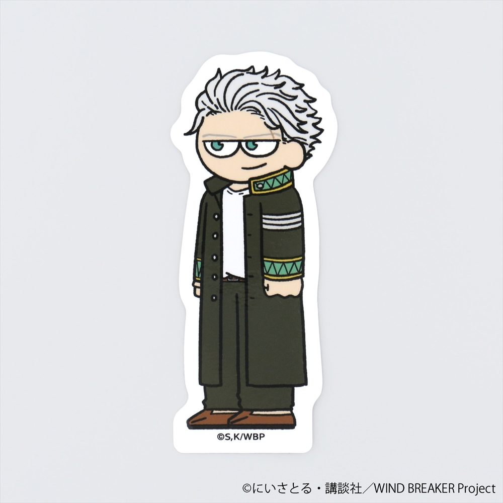 WIND BREAKER ジロリ ダイカットステッカー 梅宮一 ("Wind Breaker" Jirori Die-cut Sticker Umemiya Hajime)
