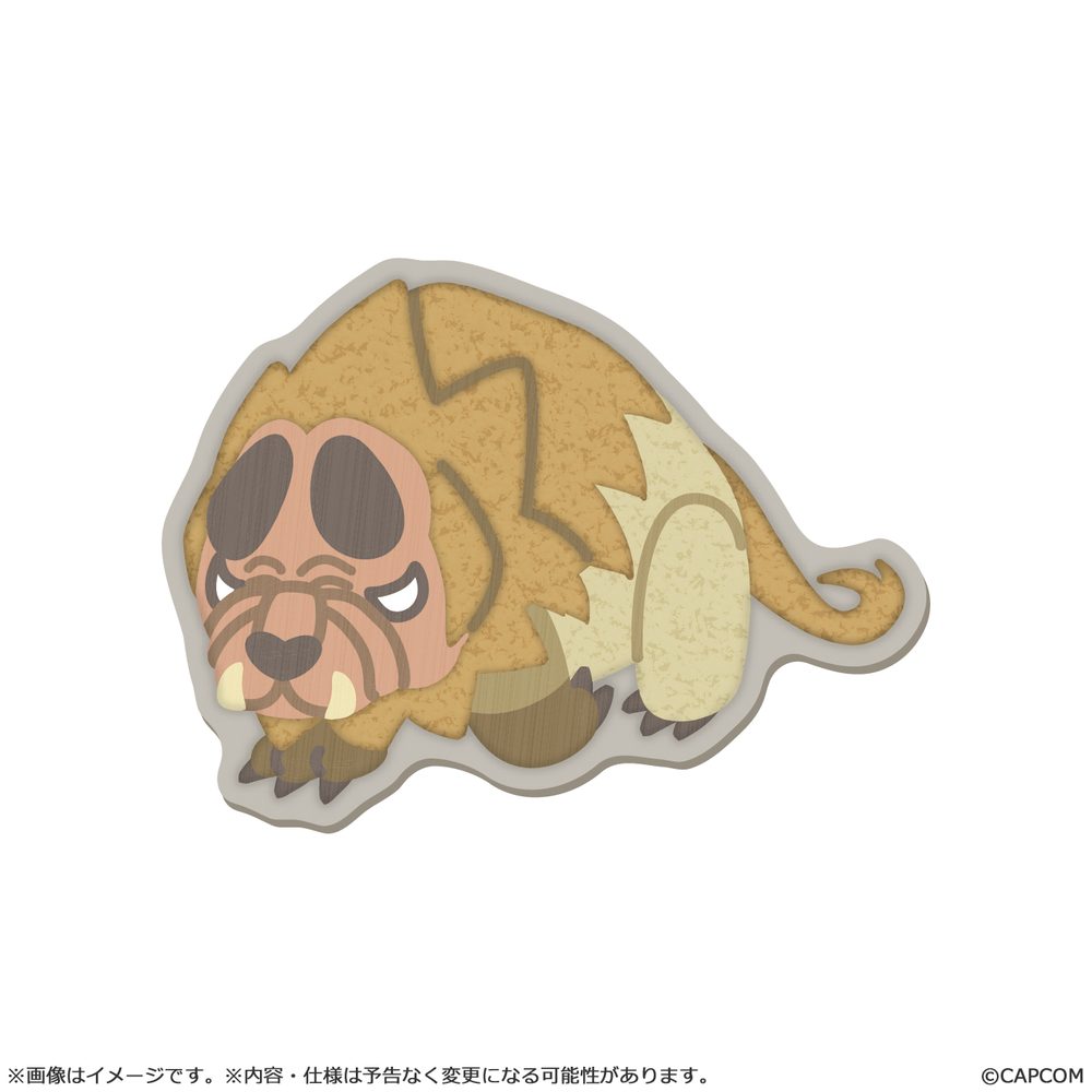 モンスターハンター モンでふぉ サガラ刺繍ステッカー ドシャグマ ("Monster Hunter" MonDefo Sagara Embroidery Sticker Doshaguma)